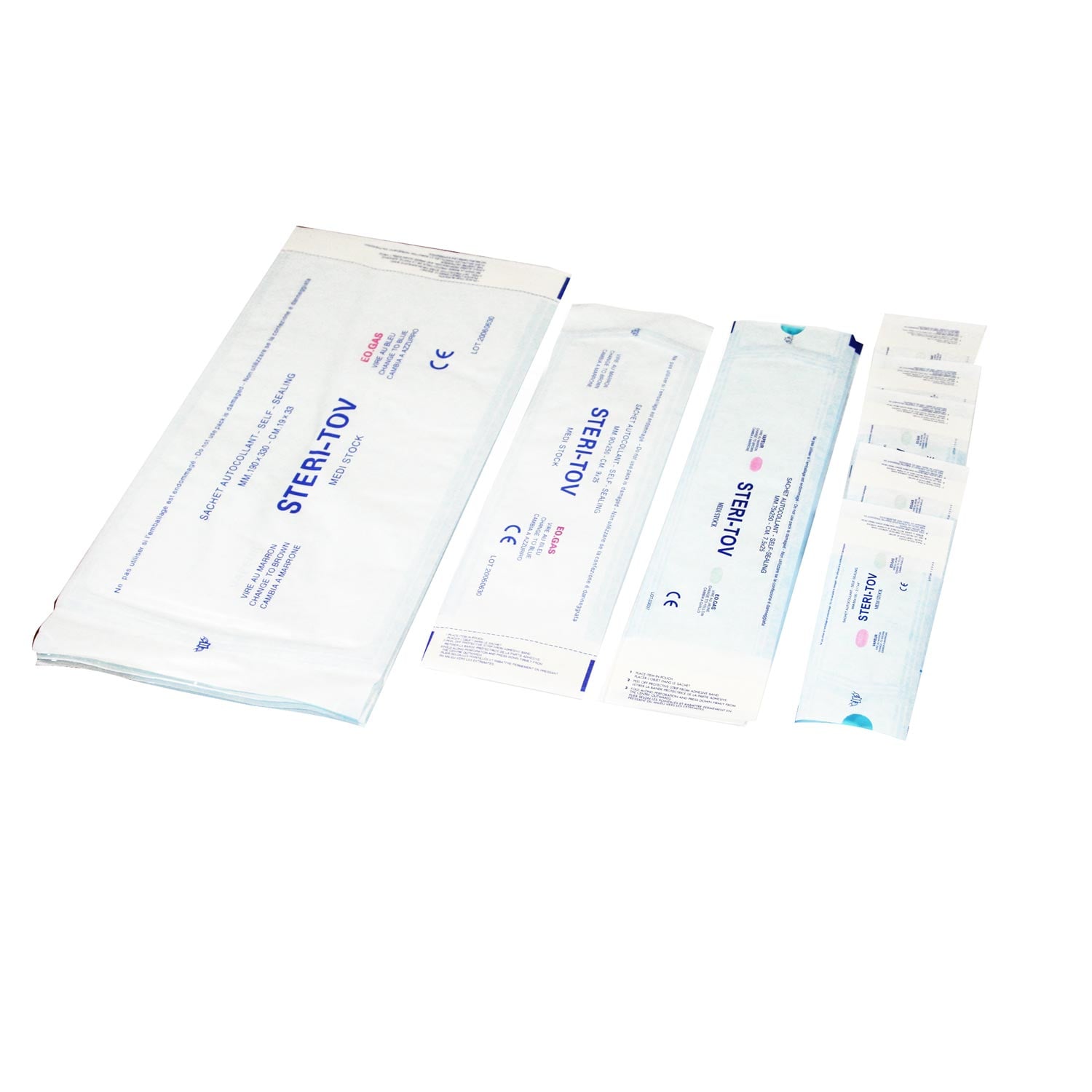 STERI-TOV Sterilisation Pouch, Self-Adhesive