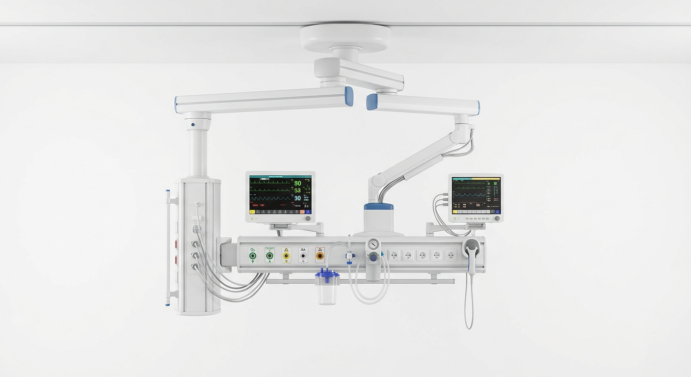 Bed head outlet ( ICU Together with Dry-Wet)