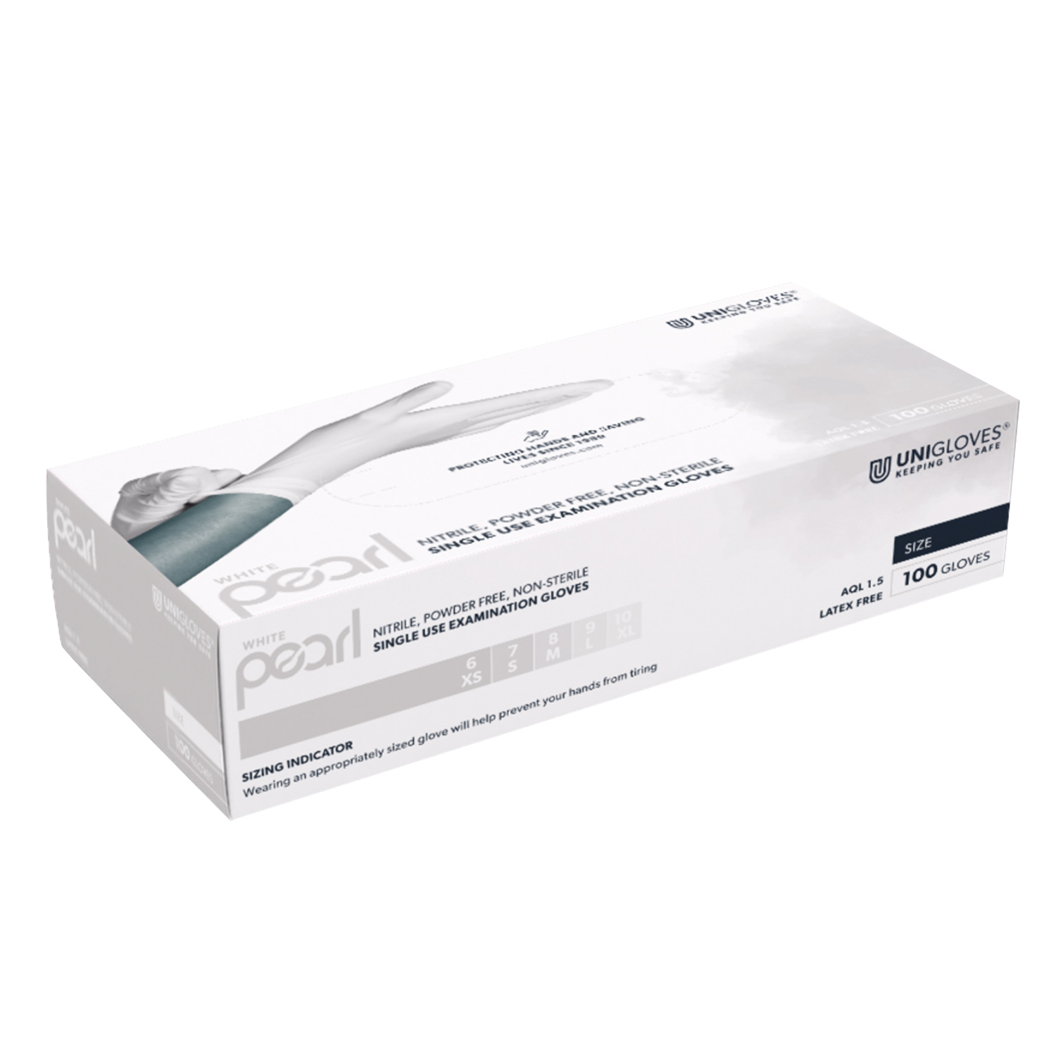 Unigloves Pearl Nitrile Gloves