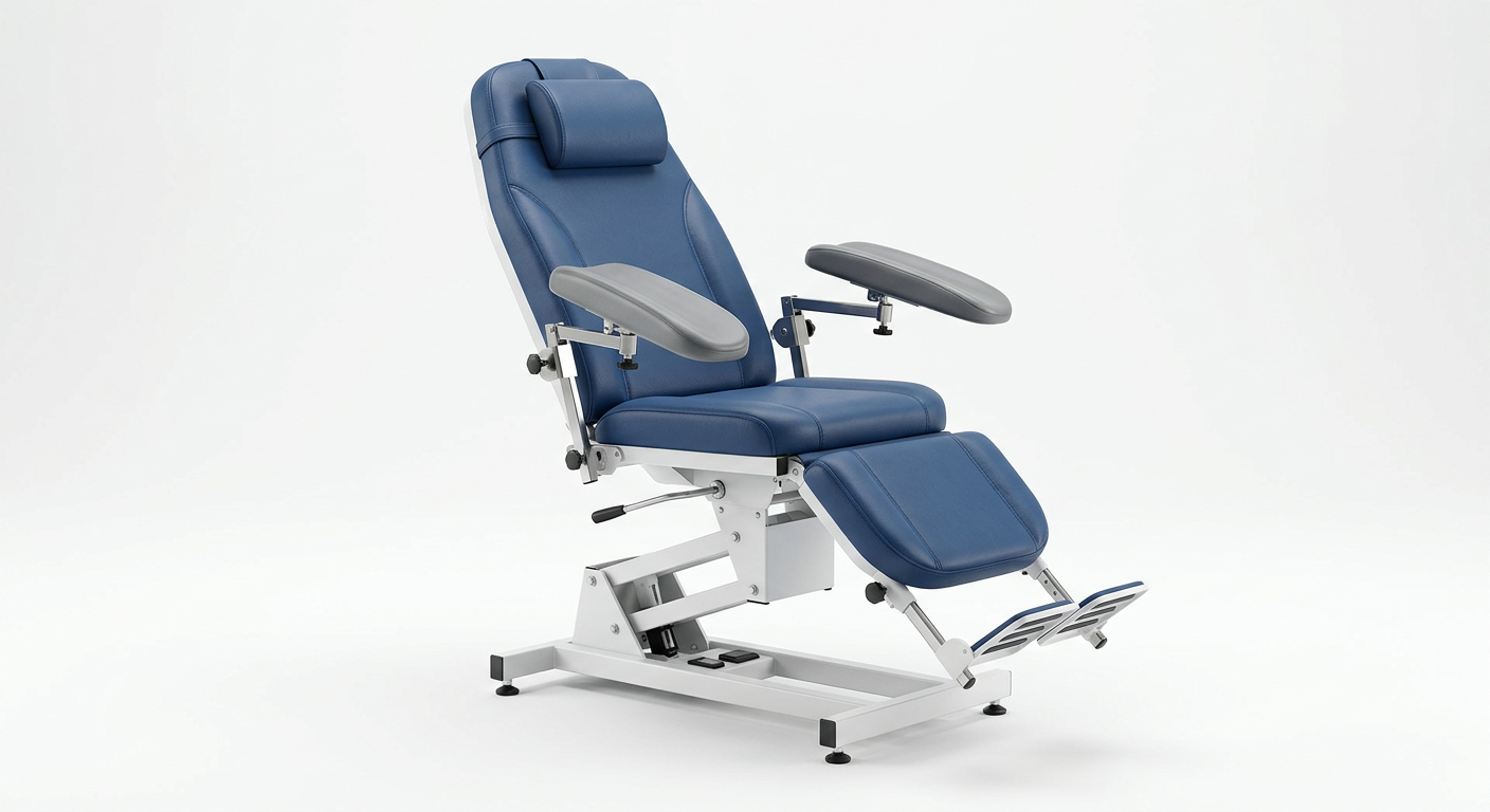 Blood collection chair
