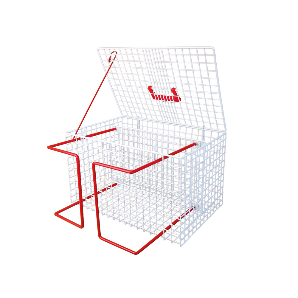 Cat Cage with Holding Mechanism