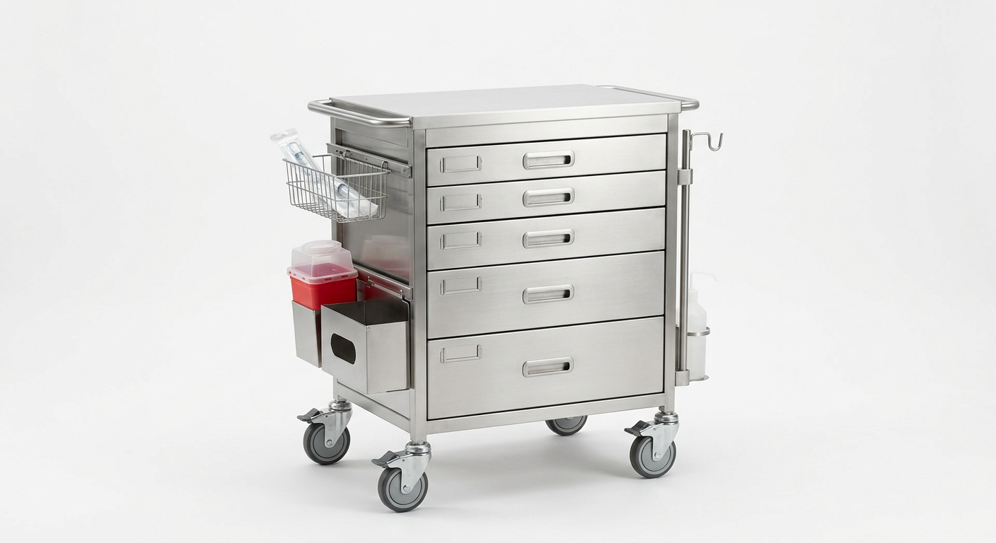 Stainless Steel Anesthesia Cabinet