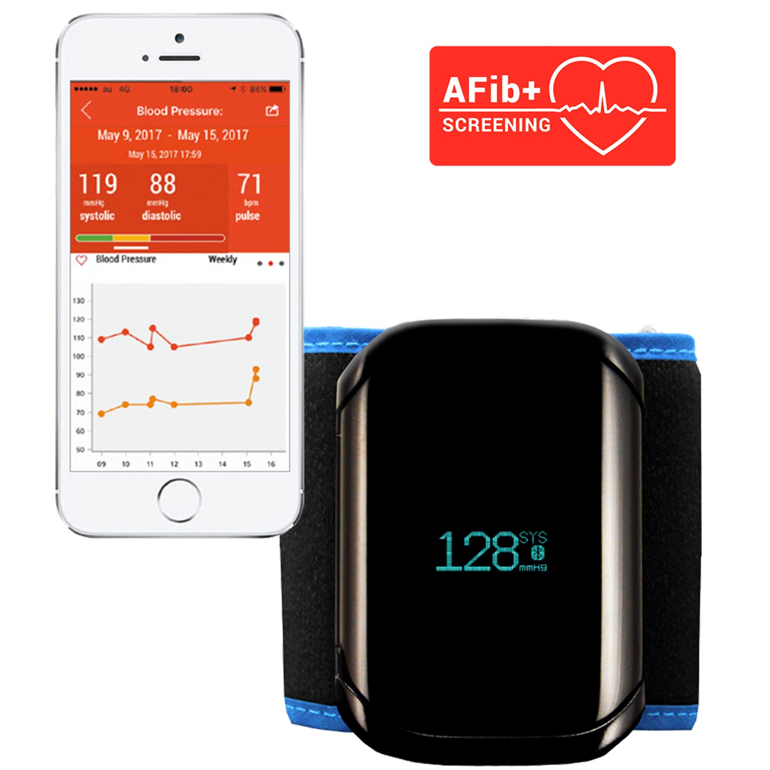 Bluetooth Blood Pressure Monitor