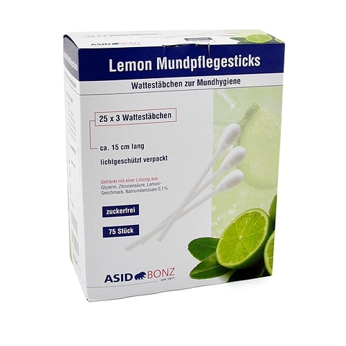 Oral Care Swabs, Lemon