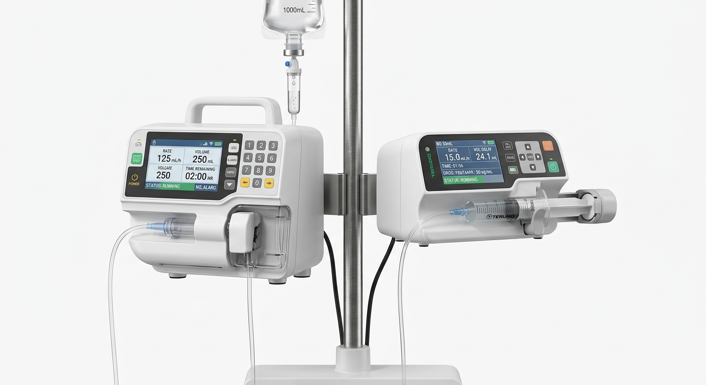 Double Channel Syringe Pump