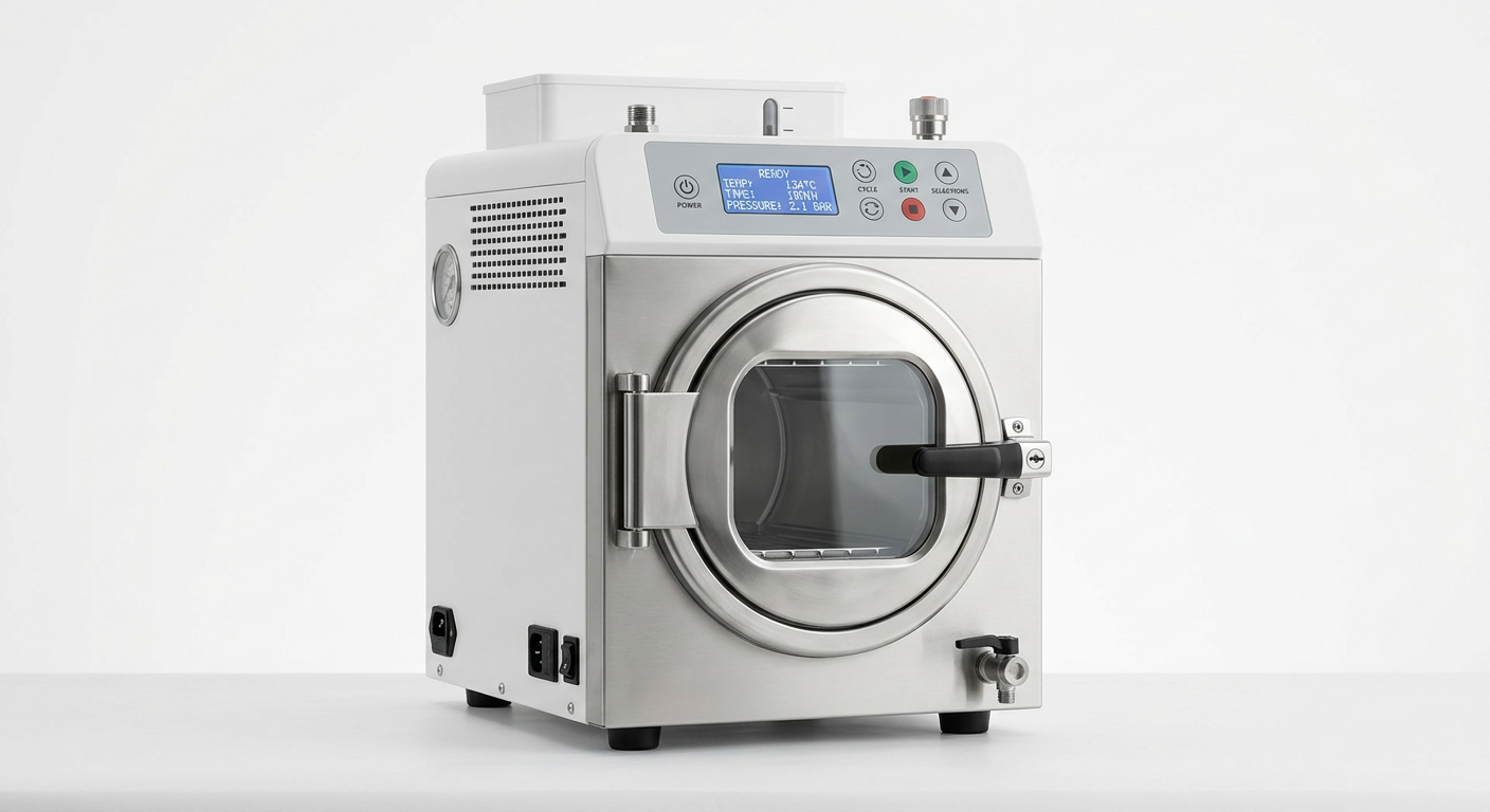 Table top steam sterilizer