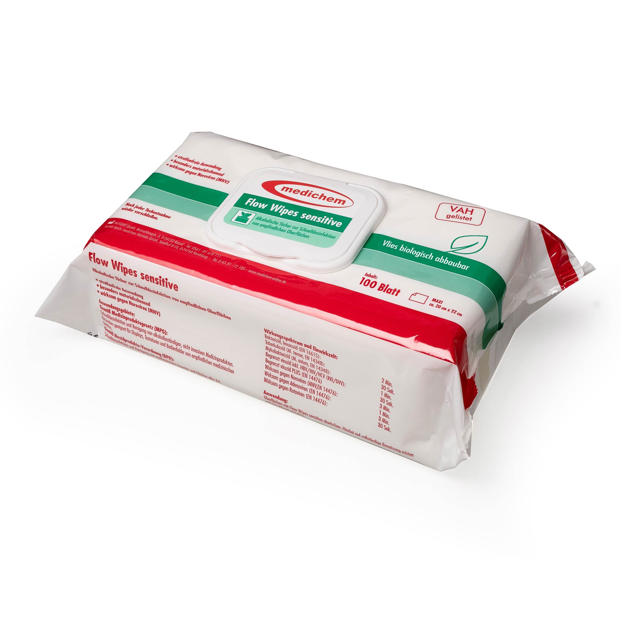 Flow Wipes sensitive