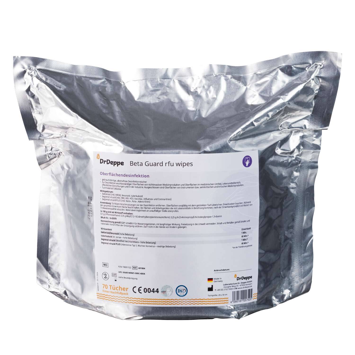 Beta Guard rfu Wipes Refill Pack