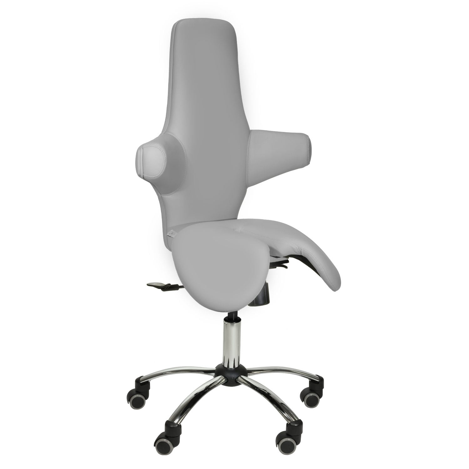 Saddle Stool with High Backrest